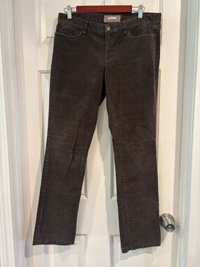 J. Crew Dark Brown Matchstick Corduroy Trousers